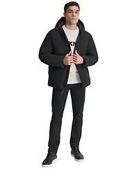 Dkny Men's Hooded Full-Zip Jacket