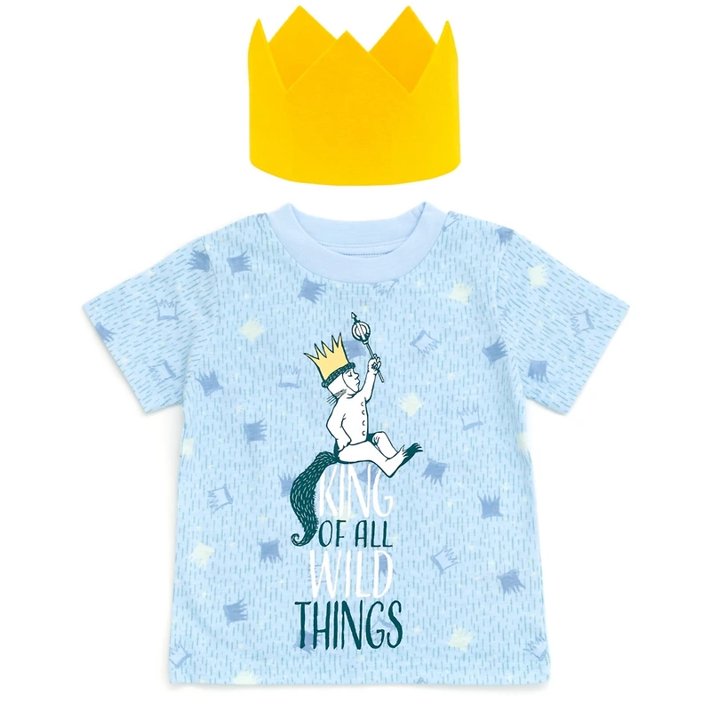 Where The Wild Things Are Toddler Boys Warner Bros. Max Cosplay T-Shirt and Crown