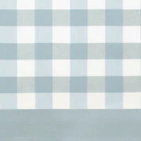 Kate Aurora Modern Farmhouse Buffalo Plaid Checkered Rod Pocket Window Valance Curtain