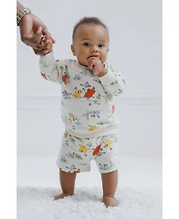 Disney Toddler Boys Mickey Mouse Winnie the Pooh Lion King Toy Story Jack Skellington French Terry Sweatshirt & Shorts Newborn to
