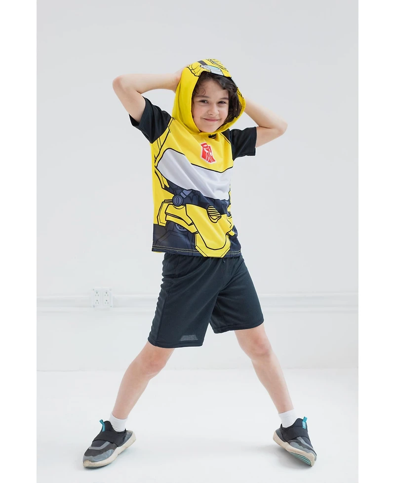 Transformers Toddler Boys Athletic Pullover T-Shirt Mesh Shorts Outfit Set