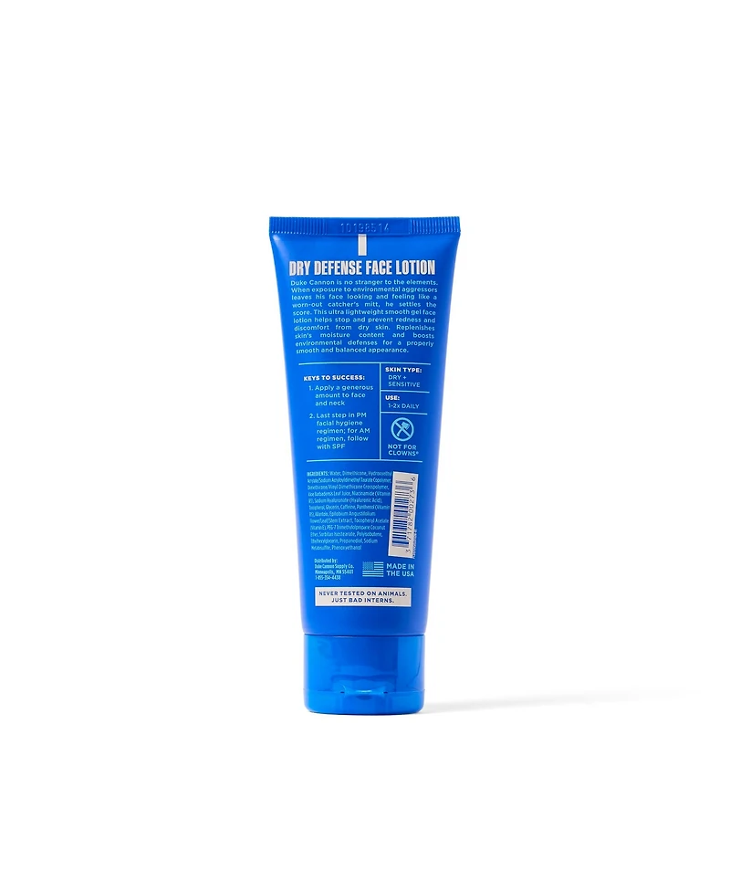 Duke Cannon Dry Defense Face Lotion