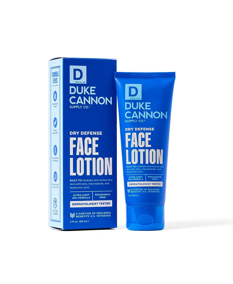 Duke Cannon Dry Defense Face Lotion