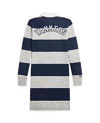 Polo Ralph Lauren Toddler And Little Girls Yankees Rugby Dress