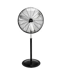 Vie Air 30 Inch Industrial Heavy Duty Pedestal Oscillating Metal Stand Fan