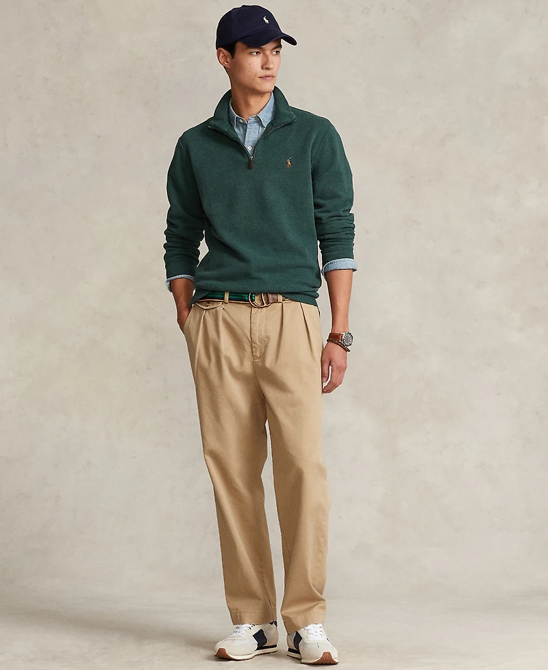 Polo Ralph Lauren Men's Estate-Rib Cotton Quarter-Zip Pullover