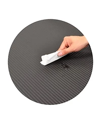 BalanceFrom Fitness GoYoga 71x24in Anti Tear Exercise Yoga Mat with Strap, Black