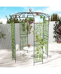 Skonyon Birdcage Shape Gazebo for Climbing Plants and Wedding Ceremony Decoration