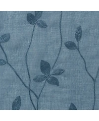 Chanasya Premium Embroidered Vine Curtains - Sheer for Living Room, Bedroom, Kitchen 52" x 96" White, 2 Panels