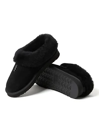 Fireside by Dearfoams Women's Adelaide Genuine Shearling Clog Slipper