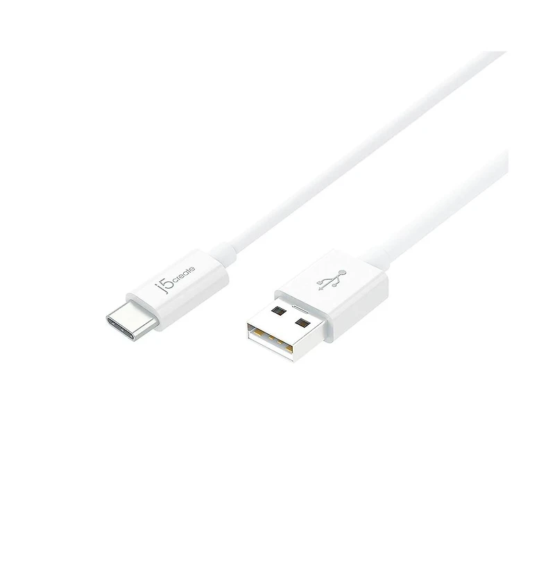 j5create JUCX08 USB2.0 Type-c to Type-a Cable, 6ft