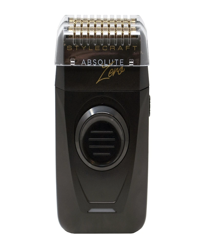 StyleCraft Professional Absolute Zero Professional Mens Foil Shaver with Built-in Retractable Trimmer, Usb-c Rechargeable