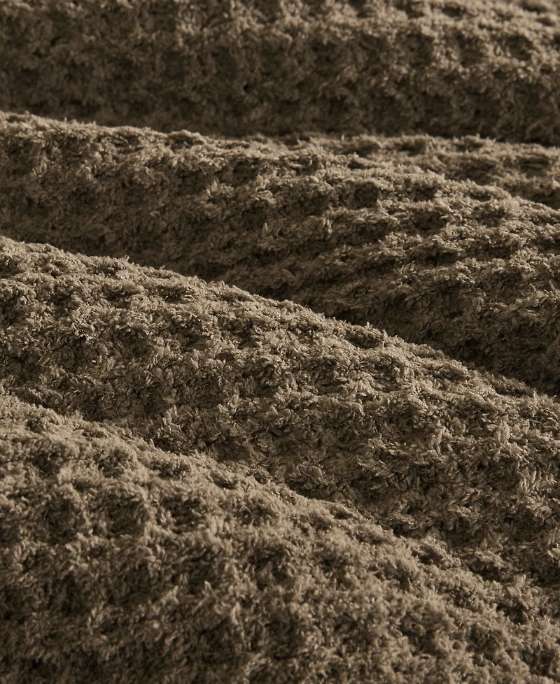 Madison Park Riordan Waffle Knit Chenille 3-Pc. Comforter Set
