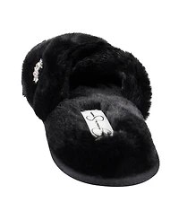 Jessica Simpson Women's Embellished Cross Band Slide Slippers
