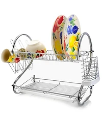 MegaChef 22 Inch Two Shelf Dish Rack