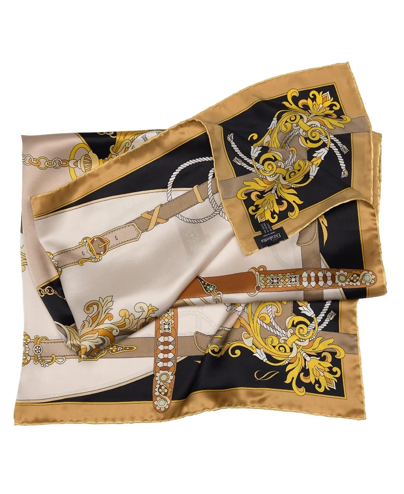 Moment in Time - Hand Rolled Silk Foulard for Women