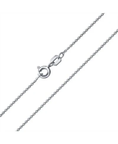 Bling Jewelry Sterling Silver Rolo Chain Necklace 60 Gauge Round Link Made In Italy