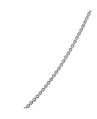 Bling Jewelry Fine Italian Rolo Link Cable Chain Necklace 14K Yellow Plated Silver 16-24 Inch