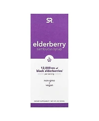 Sports Research Elderberry Sambucus Syrup 12 000 mg