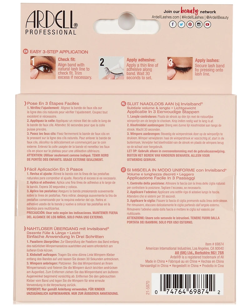 Ardell Naked Lashes #424, 4-Pk.