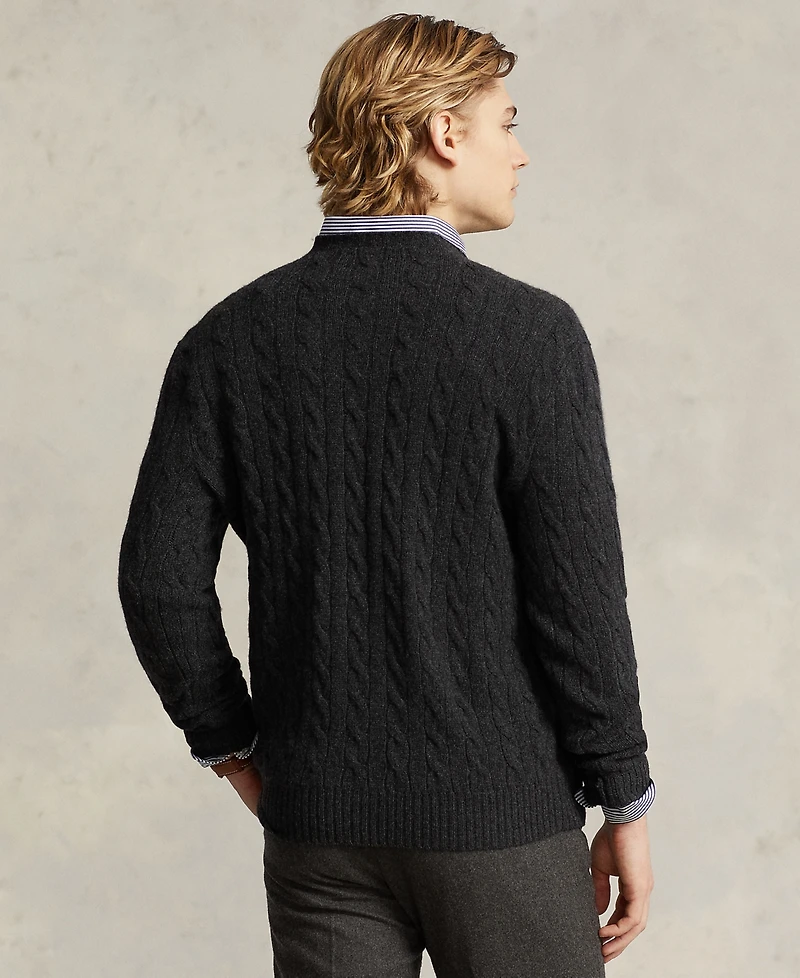 Polo Ralph Lauren Men's Wool-Cashmere Cable-Knit Sweater