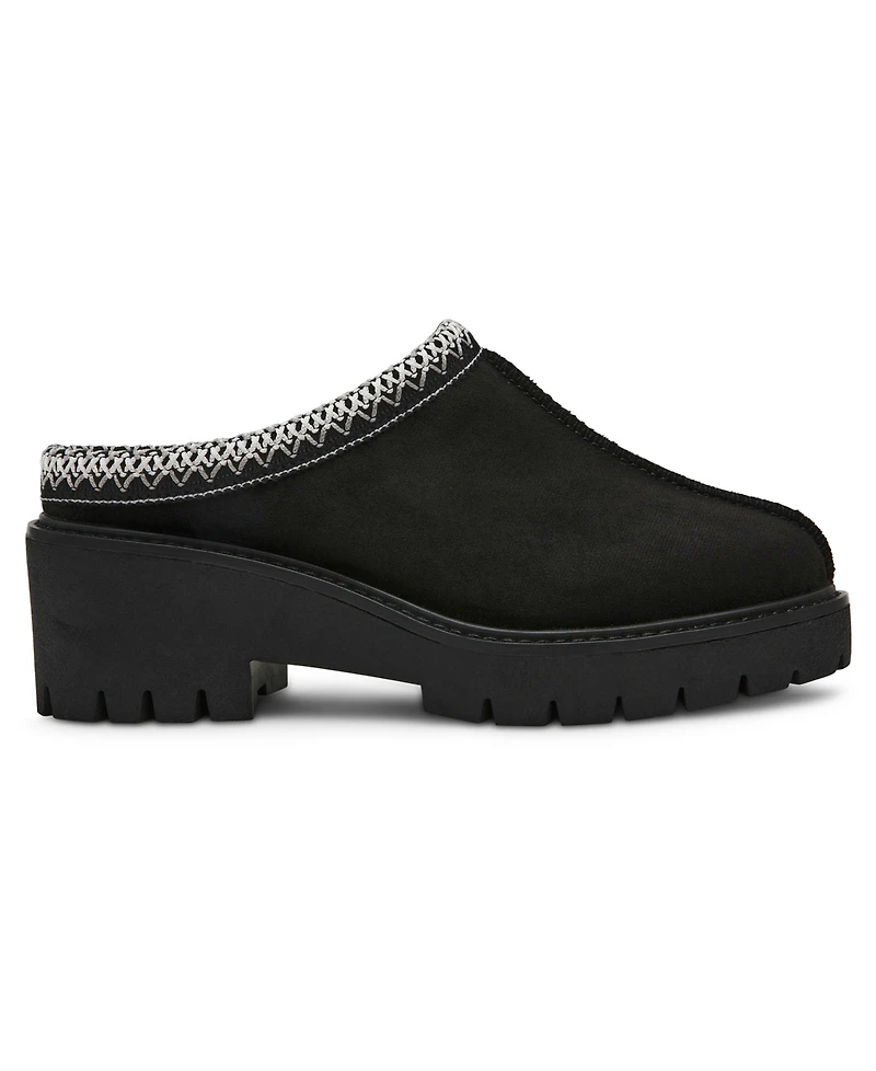 Anne Klein Women's Daylin Cozy Lug Sole Clog Mules