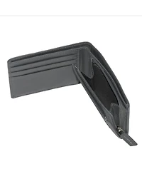 Club Rochelier Men's Slim Wallet with Zippered Pocket
