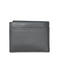 Club Rochelier Men's Slim Wallet with Zippered Pocket