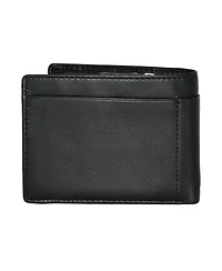 Club Rochelier Men's Slim Wallet with Zippered Pocket