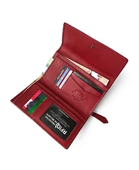 Club Rochelier Ladies Medium Full Leather Clutch Wallet