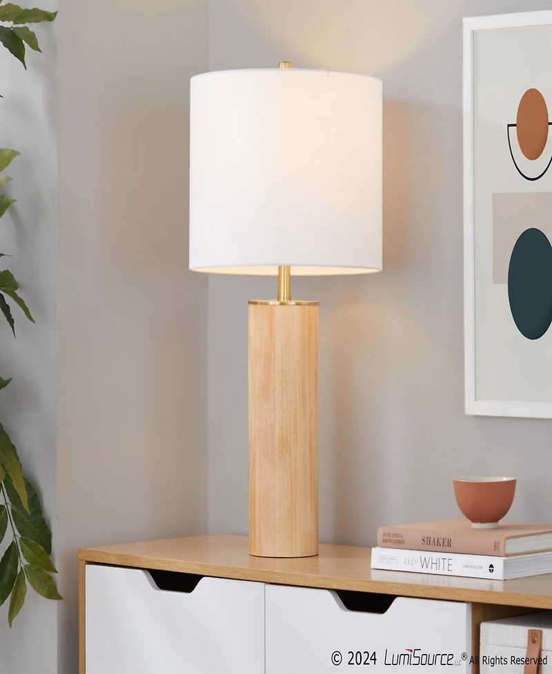 Lumisource 27" Ashwood Grandview Gallery Cylinder Table Lamp