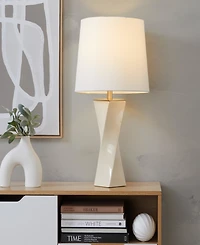 Lumisource 27" Ceramic Grandview Gallery Curvo Square Table Lamp