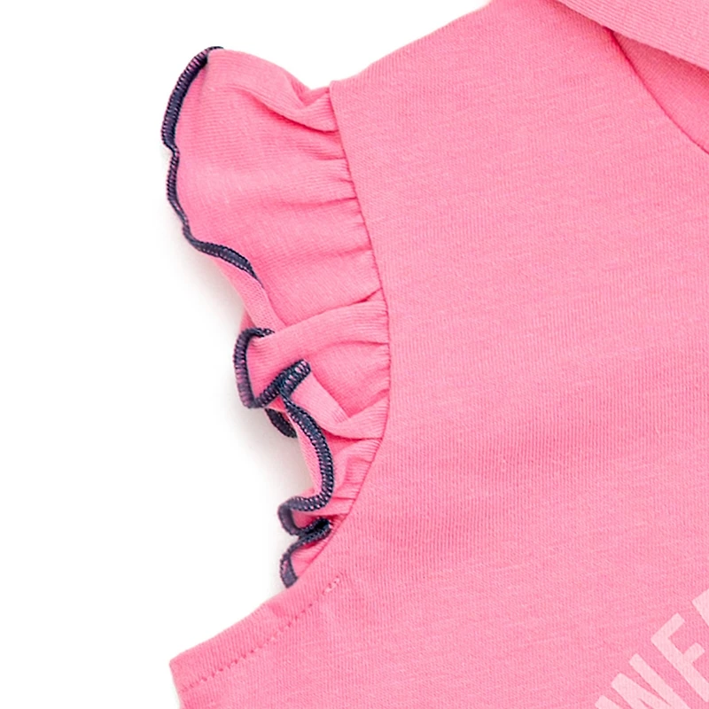 Spider-Man Toddler Girls Spiderman Spidey and His Amazing Friends Cosplay Tank Top Dolphin Active French Terry Shorts Outfit Set