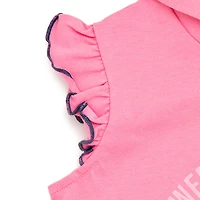 Spider-Man Toddler Girls Spiderman Spidey and His Amazing Friends Cosplay Tank Top Dolphin Active French Terry Shorts Outfit Set