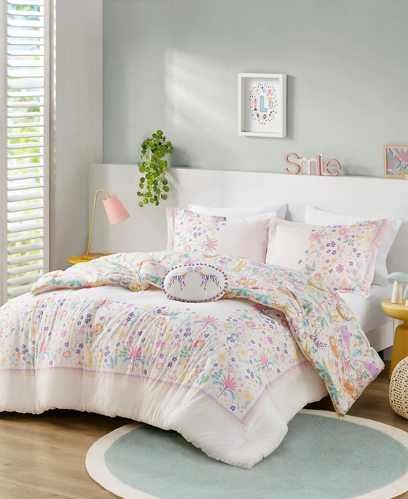 Intelligent Design Lulu Floral Reversible 3-Pc. Comforter Set, Twin