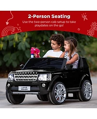 Best Choice Products 12V 3.7 Mph 2-Seater Licensed Land Rover Ride On Car Toy w/ Parent Remote Control