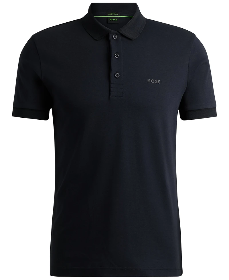 Boss by Hugo Boss Men's Contrast Trim Slim-Fit Polo