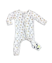 Bellabu Bear Baby Boys or Baby Girls, Baby Milk and Cookies Original Convertible Footie