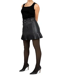 Hue Women's Faux-Translucent Fleece-Lined Tights U24206