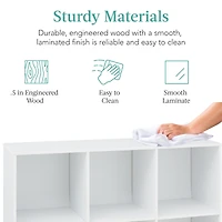 Best Choice Products 6-Cube Bookshelf, 13.5in Display Storage System, Organizer w/ Removable Back Panels