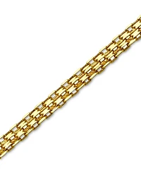 Polished Bismark Link 18" Statement Necklace in 10k Gold