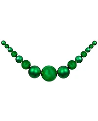 Northlight 6' Shiny and Matte Shatterproof Ball Christmas Swag