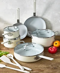 GreenPan X Bobby Flay Professional Grade Ceramic Nonstick 13-Piece Cookware Set