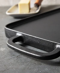 GreenPan X Bobby Flay Reversible Cast Iron 11" x 16.5" Grill Griddle