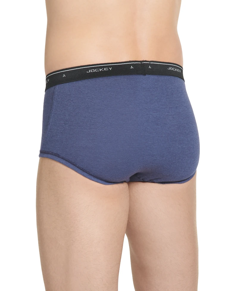 Jockey Men's Classic Collection Full-Rise Briefs 4-Pack Underwear
