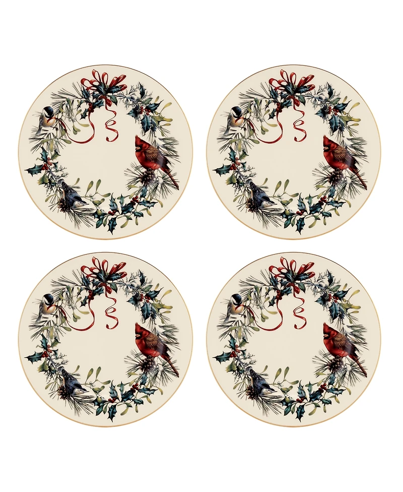 Lenox Winter Greetings Salad Plates, Set of 4