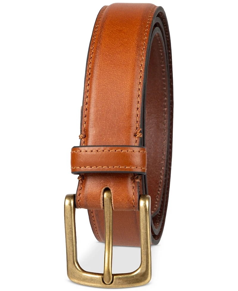 Club Room Luxury Men's Black Dress Belt, Created for Macy's