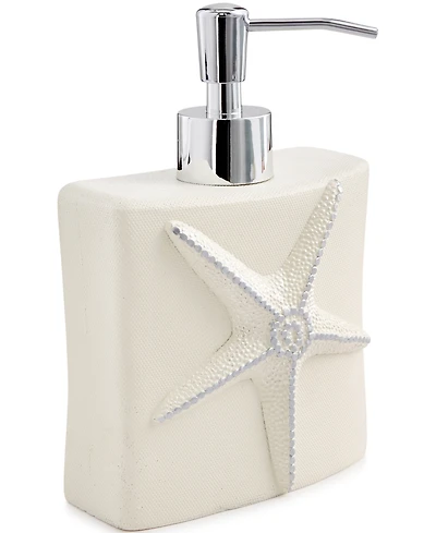 Avanti Sequin Shells Beachy Resin Soap/Lotion Dispenser
