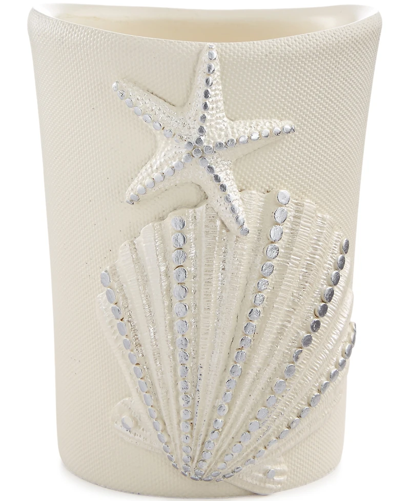 Avanti Sequin Shells Beachy Resin Tumbler