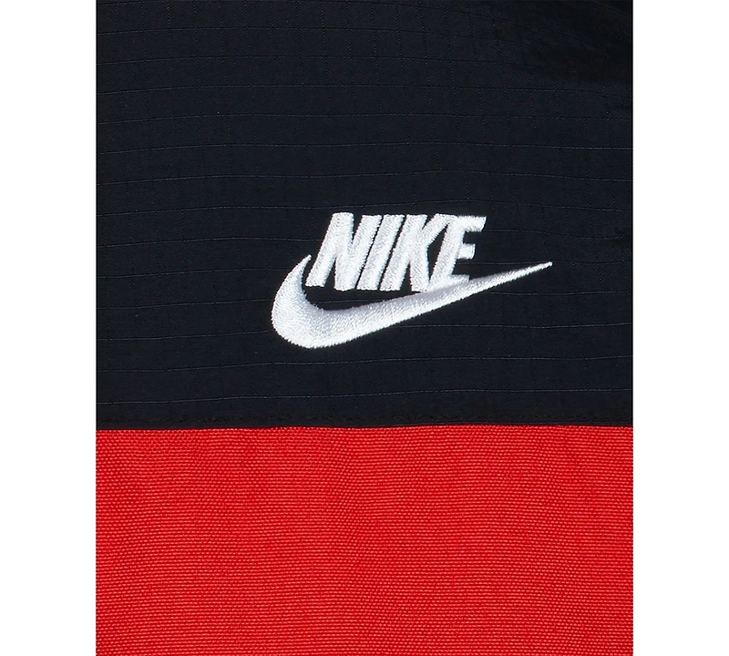 Nike Little Boys Outdoor Woven Hooded Colorblocked Jacket